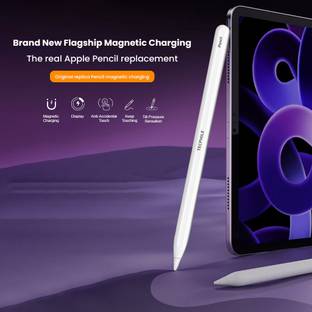 TECPHILE P2 iPad Pencil with Palm Rejection, Tilt Sensitivity, Wireless Charging Stylus