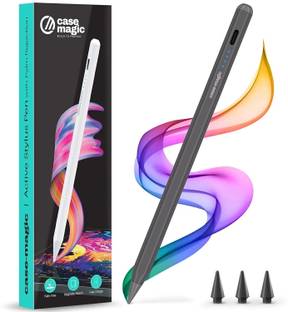 Case-Magic iPad Pencil Active Stylus Pen , Palm Rejection, for iPad 2018-2024, Pro, & more. Stylus