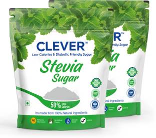 Clever Stevia sugar PACK OF 2 500gm Each Diabetic friendly sugar Sugar