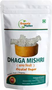 Organic Platter Dhaga Mishri|Thread Mishri|Dhage wali Misri Crystal|Dora Mishri|Kuja Misri Sugar
