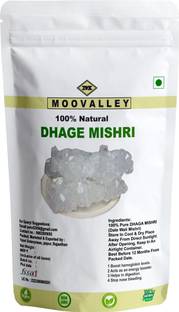 Moovalley Organics Pure Dhaga Mishri Crystal | Dhage Wali Misri | SUGAR SUBSITUTE Sugar