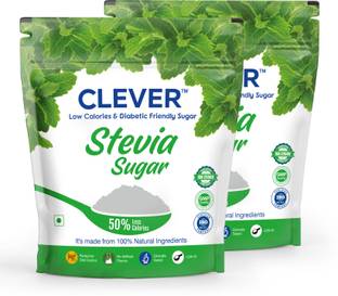 Clever Stevia sugar PACK OF 2 500gm Each Diabetic friendly sugar Sugar