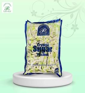 Rahul Sugar White & Brown Sugar Tubular Sachets Baking Sugar Sachets Each5g Pouch Combo Pack Sugar