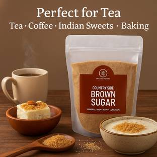 organic forest Country Side Brown Sugar 2Kgs , Mineral Rich , Raw , Luscious Sugar Sugar