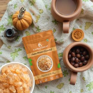 AJURWEDAEAT Palm Mishri|Tal Mishri|Palm Candy|Palm Sugar|Sugar Candy| S - 125 Sugar