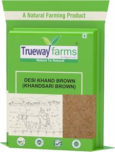 Trueway farms Organic Desi Khand (Khandsari Brown) Sugar
