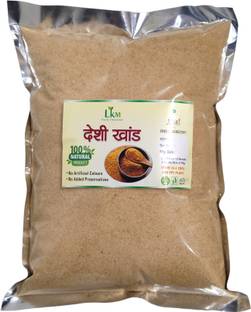 LKM Brown Desi Khand I Khandsari Sugar I Natural Molasses Retained Raw Sugar Sugar