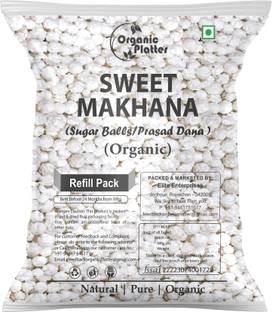 Organic Platter Prasad dana | Sweet Maskhana | Mimosa Nakul Dana |Sugar balls for pooja use-(R) Sugar