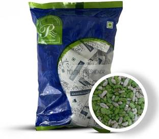 Rahul Sugar Mouth Freshener 2 in 1, Sugar Coated Fennel, Mishri, Fennel, 4 g Pack of 500gm Sugar