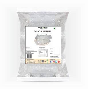 Veganic Dhaga Mishri - Thread Misri Crystal / Rock Sugar Crystal / Sugar Candy Sugar