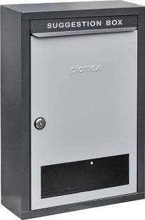 Plantex All in 1 Multipurpose Big Size Letter Box/Suggestion Box/Complaint Box/Donation Box with Lock Table Top or Wall Mount Suggestion Box