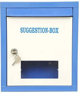 ROVERTR Metal Suggestion Box/Mail Box/Compaint Box/Donation Box/Wall Mountable Suggestion Box