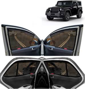 Kingsway Side Window, Rear Window Sun Shade For Mahindra Thar