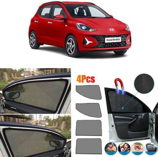 KSPARTS Rear Window, Side Window Sun Shade For Hyundai Grand i10 NIOS