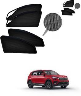 RAKRISH Rear Window, Side Window Sun Shade For Skoda Kushaq