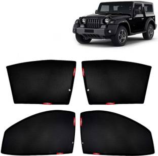 Kingsway Side Window, Rear Window Sun Shade For Mahindra Thar