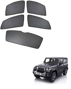 AuTO ADDiCT Side Window, Rear Window Sun Shade For Mahindra Thar