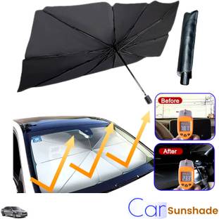 aksmit Windshield Sun Shade For Skoda Superb, Universal For Car
