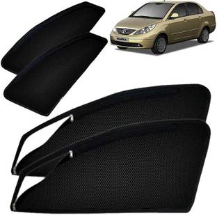 RAKRISH COLLECTION Rear Window, Side Window Sun Shade For Tata Manza