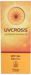 UVCROSS Sunscreen - SPF 50 PA++++ ANTI POLLUTION SUNSCREEN EL