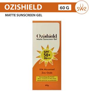 SWR Sunscreen - SPF 50 PA+++ Ozishield Matte Sunscreen Gel SPF 50