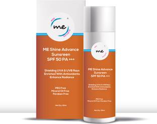 MOD ESTHETE ME Sunscreen - SPF 50 PA+++ SHINE ADVANCE Sunscreen| Broad Spectrum SPF | Matte Finish | All Skin Types