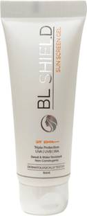 BLSHILED Sunscreen - SPF 50 PA++++ Light weight,Noncomedogenic,Ultra matte gel