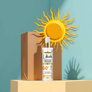Utkrisht Sunscreen - SPF 60+ PA+++ Khadi Matte Finish Sunscreen Lotion SPF 60 for Oily Skin Types