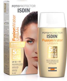 isdiN Sunscreen - SPF 50 Fotoprotector Fusion Water Urban SPF 30