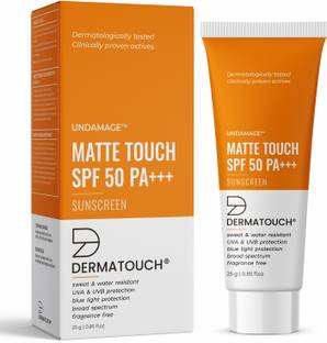 Dermatouch Sunscreen - SPF 50 PA+++ Matte Touch Sunscreen SPF 50 PA+++ with Titanium Dioxide & BlueShield