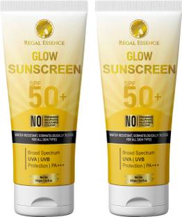 Regal Essence Sunscreen - SPF 50 PA+++ Glow Sunscreen for Full Sun Protection | Blocks UVA & UVB