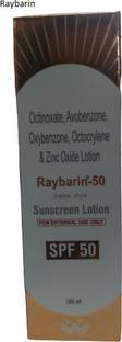 Raybarin Sunscreen - SPF 50 50 Sunscreen Lotion