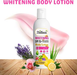 Phillauri Sunscreen - SPF 50 PA+++ SPF 15+ Skin Lotion Whitening Moisturizing Lotion