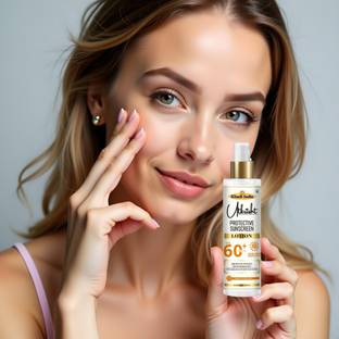 Utkrisht Sunscreen - SPF 60+ PA+++ Khadi Sunscreen Lotion SPF 60 for Daily Face and Neck Use