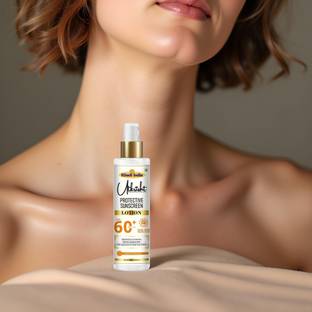 Utkrisht Sunscreen - SPF 60+ PA+++ Khadi SPF 60 Lotion for Glowing Tan-Free Summer Skin