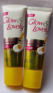 Glow & Lovely Sunscreen - SPF 50 PA+++ BRIGHTENING SUNSCREEN WITH VITAMIN C 15MLS_ X 2N