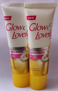 Glow & Lovely Sunscreen - SPF 50 PA+++ BRIGHTENING SUNSCREEN WITH VITA C 15MLS_ X 2N