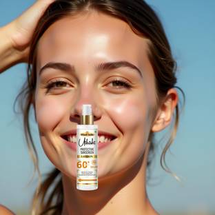 Utkrisht Sunscreen - SPF 60+ PA+++ Khadi Herbal Sunscreen Lotion SPF 60 for Pollution Control