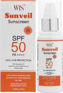 WHITEROSESHINE Sunscreen - SPF 50 PA++++ Sunveil Sunscreen SPF 50 Dermatologically Tested for all skin types