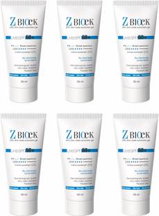 Z-Block Sunscreen - SPF 50 PA+++ SPF50+ PA+++ 25%with Zinc Oxide & Vitamin E,Physical