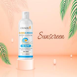 crinol Sunscreen - SPF 50 body Lotion 15 spf for mens and womens (100 ml)
