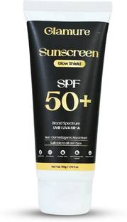 GLAMURE Sunscreen - SPF 50 Sunscreen for Face,Matte Finish,Lightweight & Non-Greasy,Broad Spectrum Sunblock