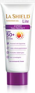 La Shield Sunscreen - SPF 50 PA+++ Lite SPF 50 PA+++ Mineral Sunscreen Gel | Skin lightening in 3 Weeks |