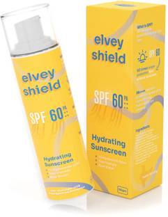 Elvey Essentials Sunscreen - SPF 60 PA++++ Hydrating Sunscreen For Broad Spectrum, UV A, UV B & Blue Light Protection