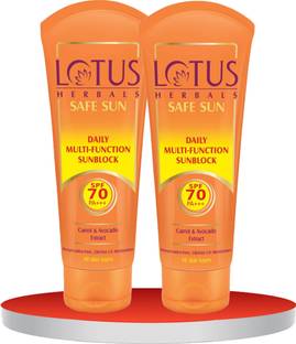 LOTUS HERBALS Sunscreen - SPF 50 PA+++ Safe Sun Multi-Function Sunscreen