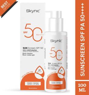 Skynic Sunscreen - SPF 50 PA++++ Non-Greasy & No White Cast | Quick-Absorbing | For All Skin Types