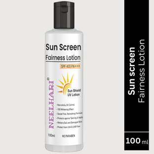 NEELHARI Sunscreen - SPF 50 PA+++ Sunscreen Fairness Liquorice UV Lotion