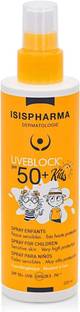 Isis Pharma Sunscreen - SPF 50+ PA++++ UVEBLOCK Spray for Kids Very High Protection – Sun Protection