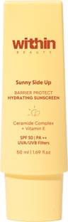 Within Beauty Sunscreen - SPF 50 PA++ Sunny Side Up Barrier Protect Hydrating Sunscreen SPF 50 PA++ UVA/UVB |Vitamin E