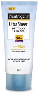 NEUTROGENA Sunscreen - SPF 50+ PA++++ Ultra Sheer Dry-Touch Sunblock| Water and sweat resistant| No white cast